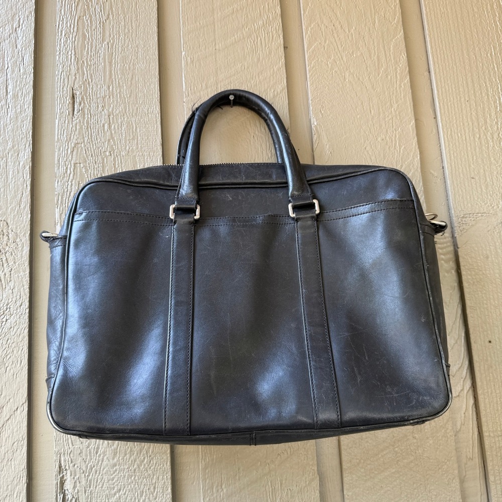 Coach Lexington Leather Commuter Briefcase Bag Mens Black F71065 OS Project Bag